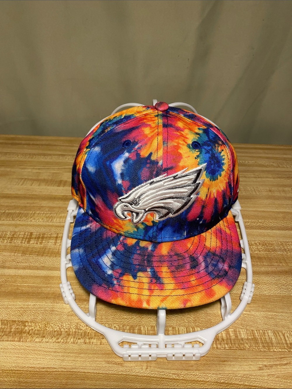 Philadelphia Eagles New Era Mens NFL Crucial Catch 9FIFTY Tye-Dye Hat O/S